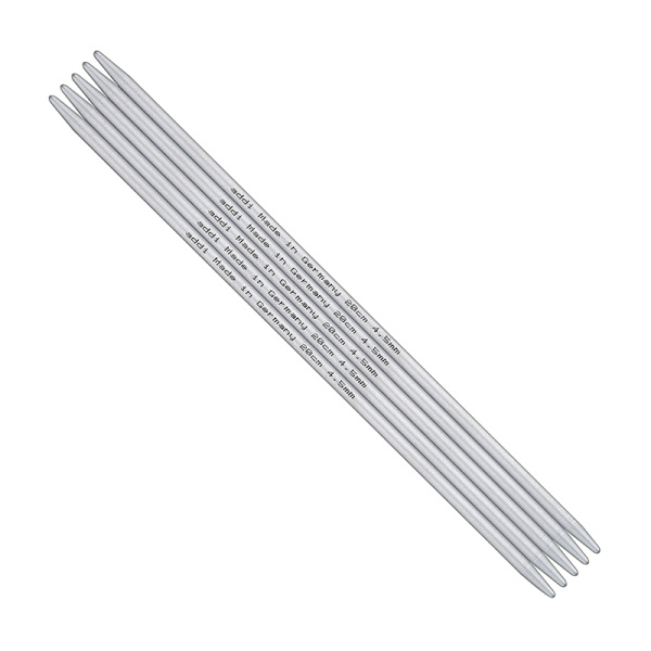 Спицы, чулочные, алюминий, addiSock №3, 40 см. Арт 201-7/3-40