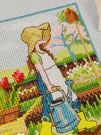 Набор для вышивания  "Огородница". Арт 13.003.75