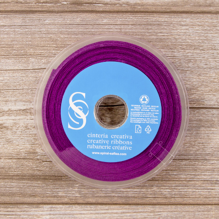 Косая бейка хлопок, 20 мм, 20 м, цвет 39, фиолетовый. Арт 6598-20мм-39