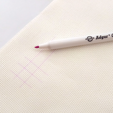 Маркер для разметки на ткани, линия 1 мм, цвет фиолетовый, исчезающий на воздухе, премиум. Арт 296.JP                  