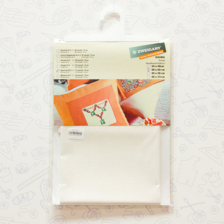 Канва в упаковке Brittney Lugana 28 ct, 48 x 68 см, цвет №101. Арт н3270/101                