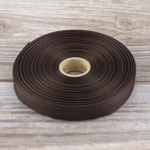 Тесьма брючная PEGA, цвет темно-коричневый, 15 мм. Арт 815744215G4942          