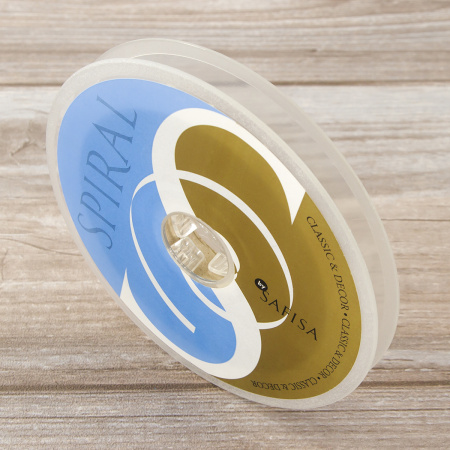 Лента репсовая SAFISA, 10 мм, 25 м, цвет 88 коричневый светлый. Арт 350-10мм-88