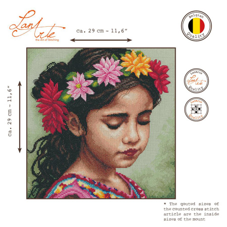 Набор для вышивания "My dahlia headband" . Арт PN-0206850