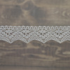 Кружево плетеное, 25 мм, цвет серый, 100% хлопок, 5 м. Арт K-5003-31