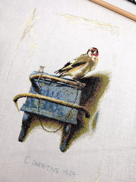 Набор для вышивания  "Щегол. Карел Фабрициус". Арт 06.001.19