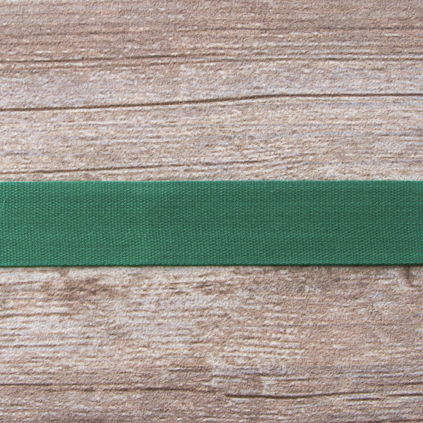 Тесьма киперная хлопковая на блистере SAFISA, 25 мм, 2 м , цвет 25, зеленый. Арт P00260C-25мм-25         