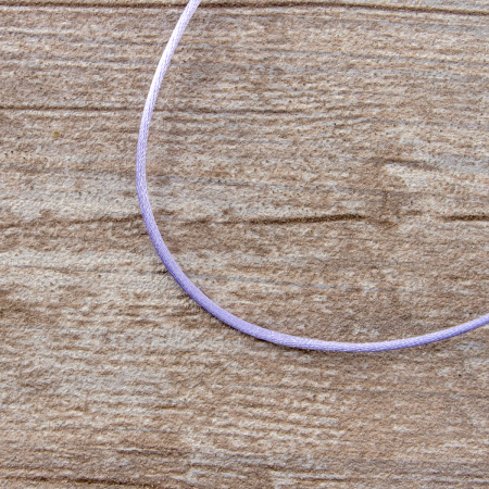 Шнур атласный мини-рулон, 2 мм, 4,5 м, цвет 08, сиреневый. Арт P00462-2мм-08           