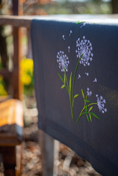 Набор для вышивания дорожки "Цветочный пух" . Арт PN-0196567