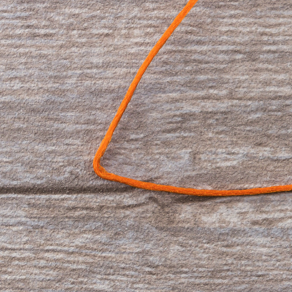 Шнур атласный SAFISA 1,5 мм, 25 м, цвет 61, алый. Арт 470-61                  