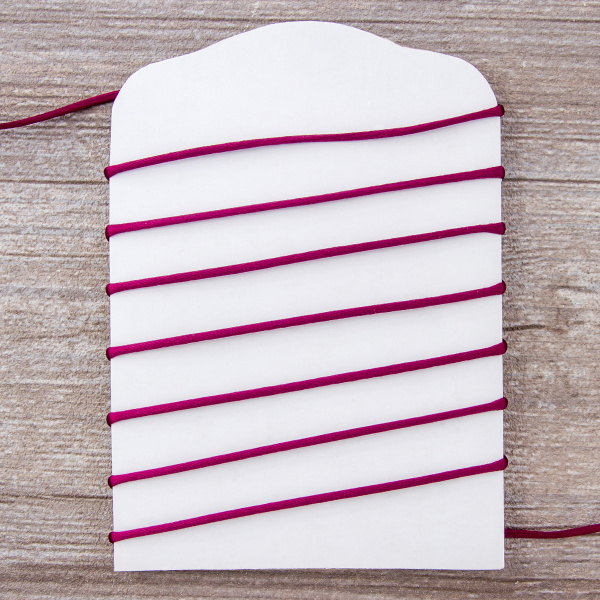 Шнур атласный мини-рулон, 2 мм, 4,5 м, цвет 30, бордо. Арт P00462-2мм-30           