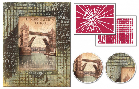 Бумага упаковочная "La Vie en Rose Tour Eiffel", рисовая, 48 х 33 см. Арт DFS297