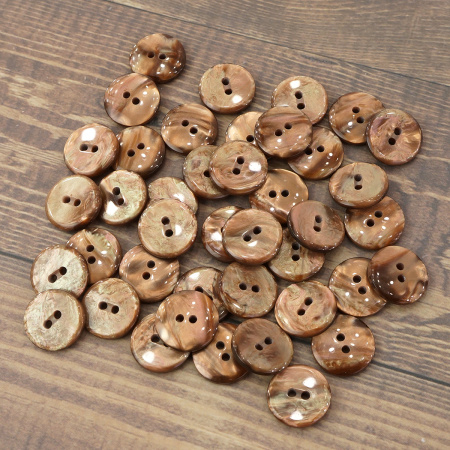 Пуговицы CONCEPT Mother of Pearl, размер 24, полиэстер, цвет COL.4 Haliotis. Арт 75315-024-COL.4HALIOTIS