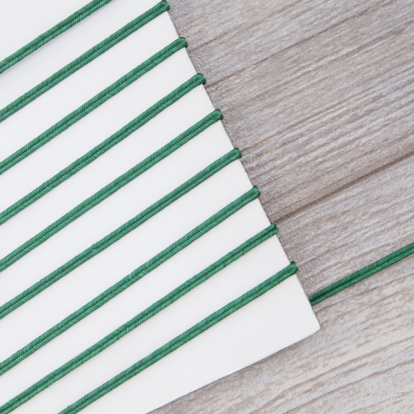 Шнур-сутаж PEGA, темно-зеленый, 3 мм. Арт 841113909A7801