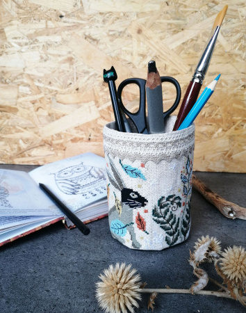 Набор для создания карандашницы "Зайцы". Арт 21.002.22