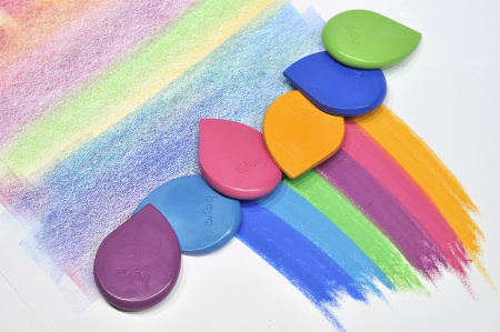 Пастель восковая для рисования Boya, набор мелков. Арт 6 SET/MEDITERANEO