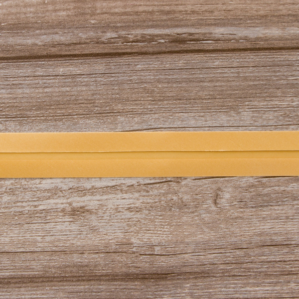 Косая бейка атласная 30 мм, 25 м, цвет 54, бежево-золотистый. Арт 6260-30мм-54            