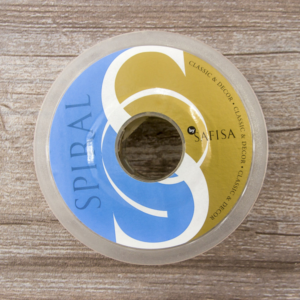 Лента органза "с памятью" SAFISA, 25 мм, 15 м цвет 83, чайная роза. Арт 25256-25мм-83           