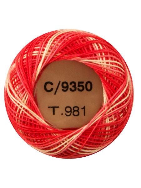 Мулине "Finca Perle"(Жемчужное), №16,мультиколорный цвет 9350. Арт 00009/16/9350           