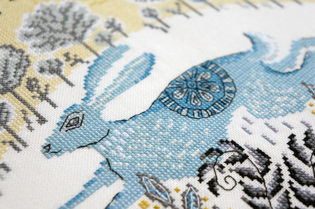 Набор для вышивания "Бегущий заяц". Арт 03.017.04