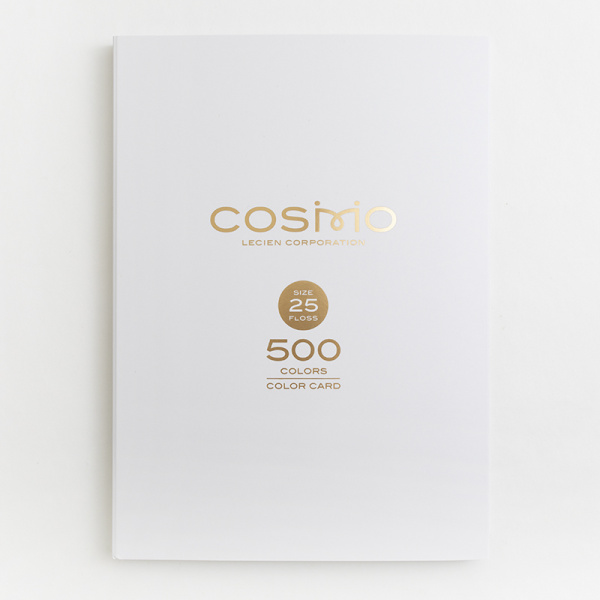 Цветовая карта COSMO однотонные нити №25-6 . Арт 1501