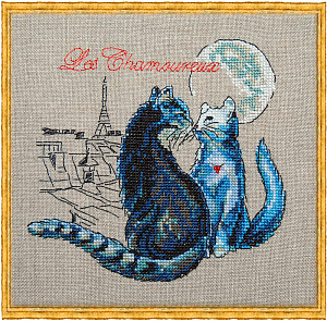 Набор для вышивания "Les Chamoureux" (Свидание под луной)