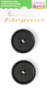 Пуговицы ELEGANT. Арт 9870-28-BLACK/2