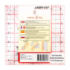 Линейка для пэчворка с градицей в дюймах, квадрат 6 1/2". Арт NL4177                  
