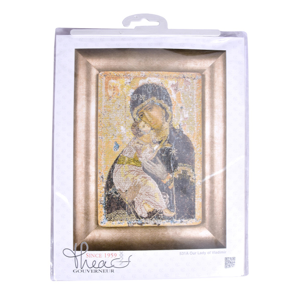 Набор для вышивания "Владимирская икона Божией Матери", канва аида 18 ct. Арт 531A