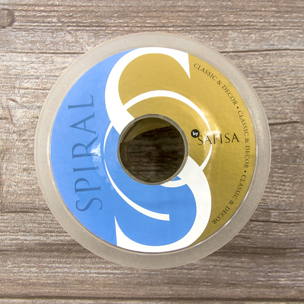 Лента органза "с памятью" SAFISA, 38 мм, 15 м цвет 83, чайная роза. Арт 25256-38мм-83           