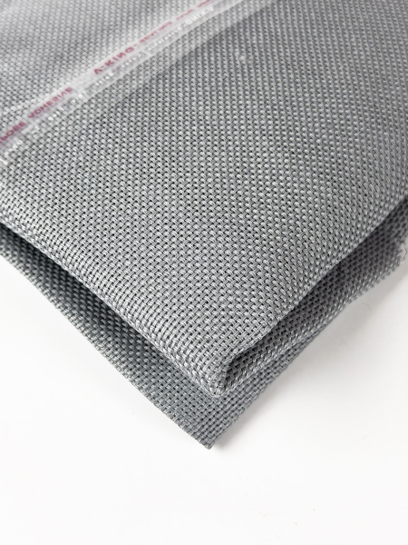 Канва двунитка льняная Linen Hardanger 16 ct в упаковке , 70 х 100 см, цвет серо-голубой. Арт нCL055/18