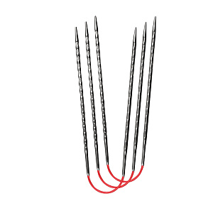 Спицы металлические круговые супергладкие c квадратным кончиком addiCrasyTrioNovel Long, №2,25 30 см