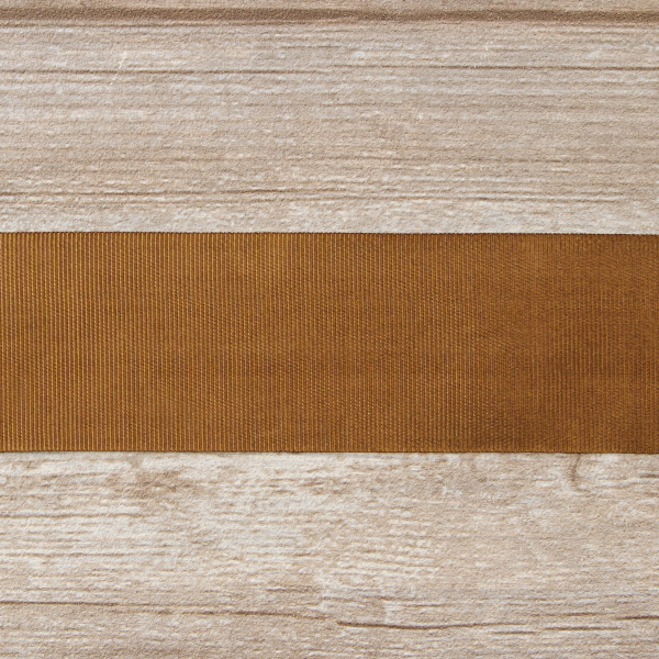 Лента репсовая SAFISA, 50 мм, 25 м, цвет 88 коричневый светлый. Арт 350-50мм-88