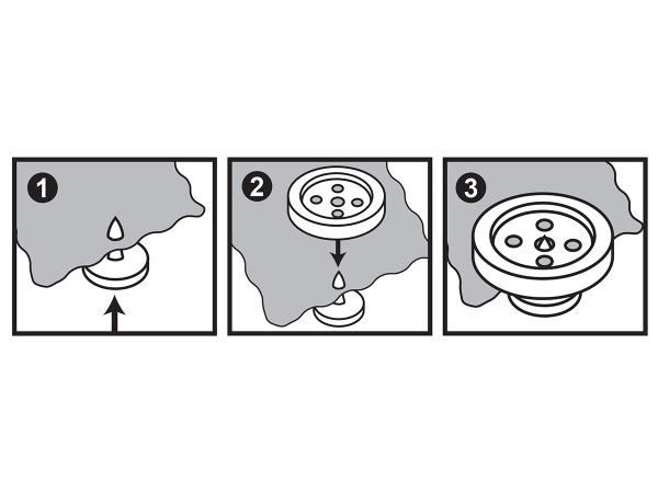 Пуговица-заклепка, 11 мм, цвет белый. Арт 441.11.WHIT