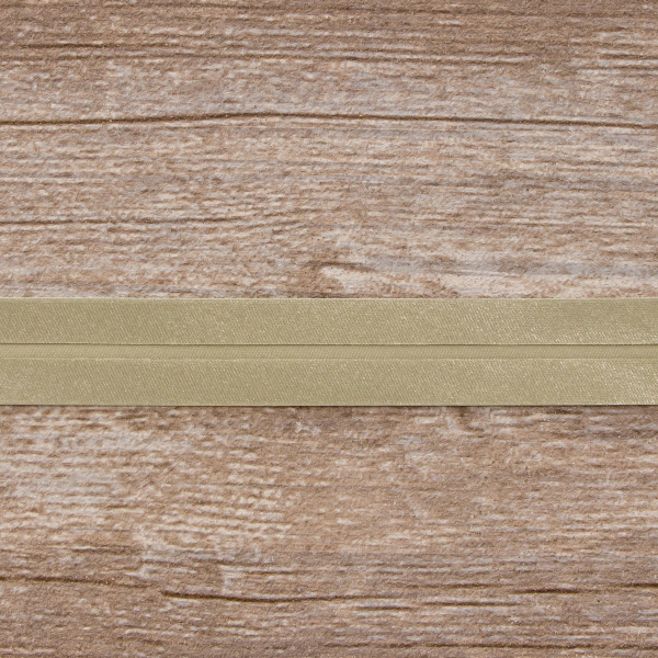 Косая бейка атласная 20 мм, 25 м, цвет 67, серо-зеленый темный. Арт 6260-20мм-67            