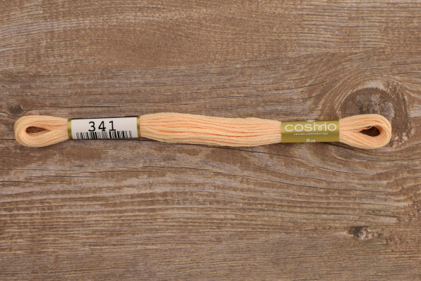 Мулине COSMO однотонный цвет  341       . Арт 25-6/341       