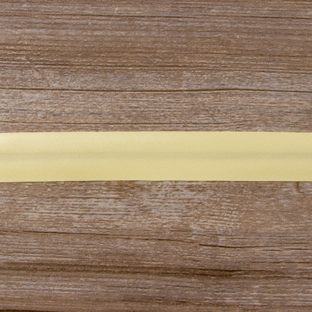 Косая бейка атласная 30 мм, 25 м, цвет 10, шампань. Арт 6260-30мм-10            