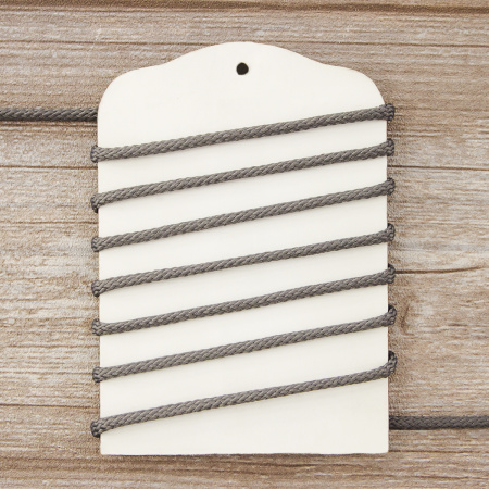 Шнур плетеный SPIRAL ( SAFISA), 4 мм, 25 м, цвет серый светлый. Арт 25281-4-27