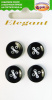 Пуговицы ELEGANT. Арт 14755-15-WHITE/4