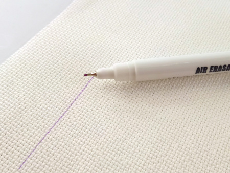 Маркер для разметки на ткани, тонкая линия 0,5 мм, цвет фиолетовый, исчезающий на воздухе. Арт 296.F                   