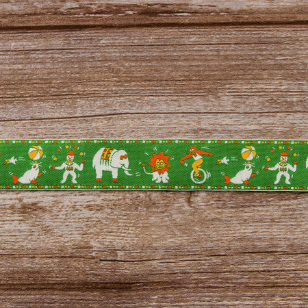 Лента жаккард SAFISA, 30 мм, 15 м, цвет 03. Арт 9108-30мм-03