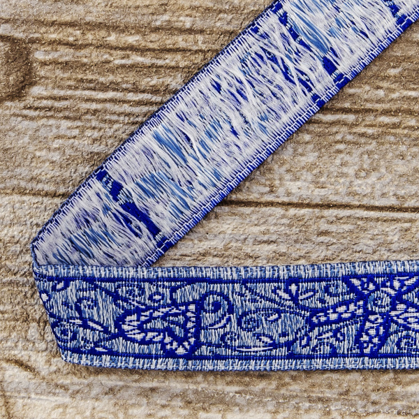 Лента жаккард SAFISA, 16 мм, 15 м, цвет 02. Арт 9104-16мм-02            