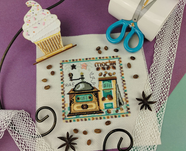 Набор для вышивания  "Кофемолка". Арт 13.003.57