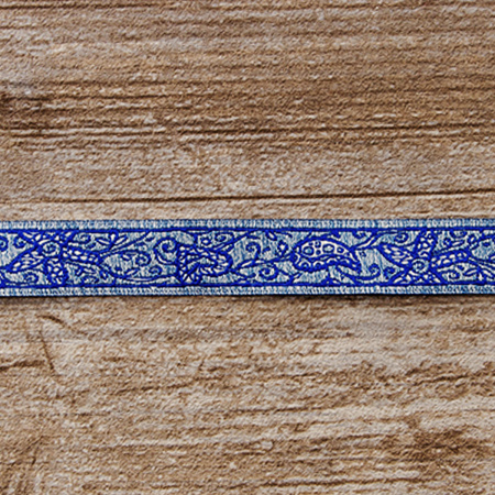 Лента жаккард SAFISA, 16 мм, 15 м, цвет 02. Арт 9104-16мм-02            