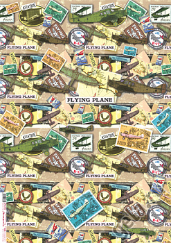 Карта для декупажа "Авиация". Арт DFG340                  