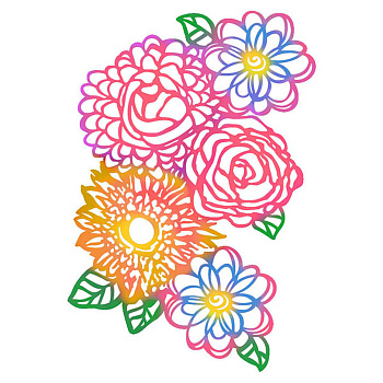 Трафарет "Цветы". Арт KSG389