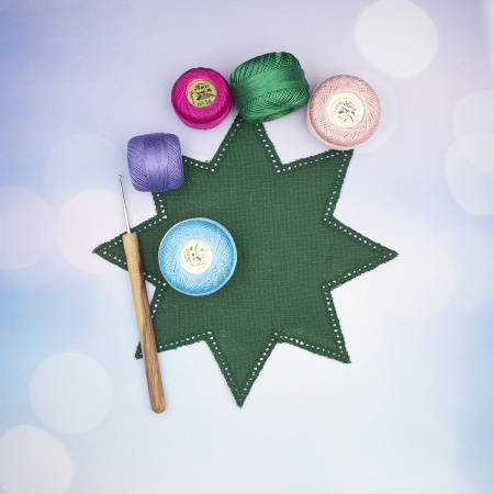 Форма для обвязывания крючком "Звезда маленькая". Арт 7018/647                