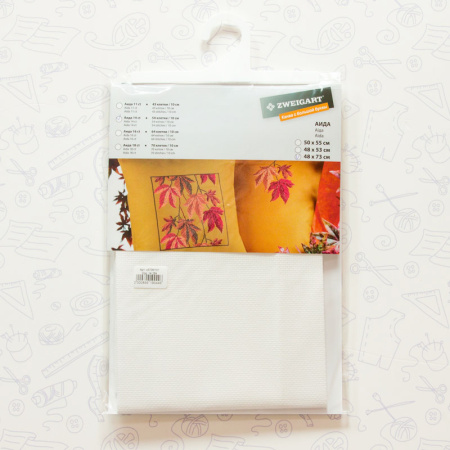 Канва в упаковке Stern-Aida 14 ct, 48 x 53 см, цвет №101. Арт н3706/101                