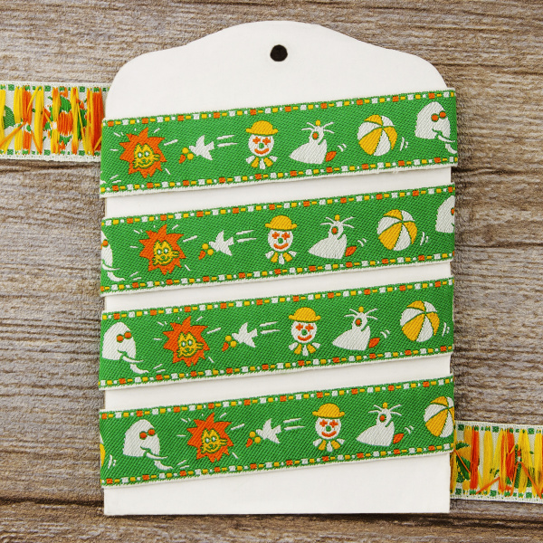 Лента жаккард SAFISA, 20 мм, 15 м, цвет 03. Арт 9108-20мм-03             