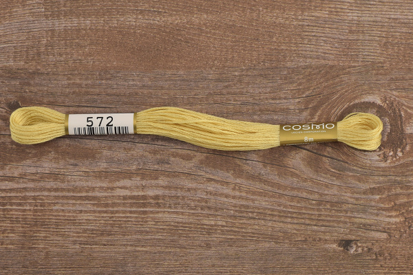 Мулине COSMO однотонный цвет  572       . Арт 25-6/572       